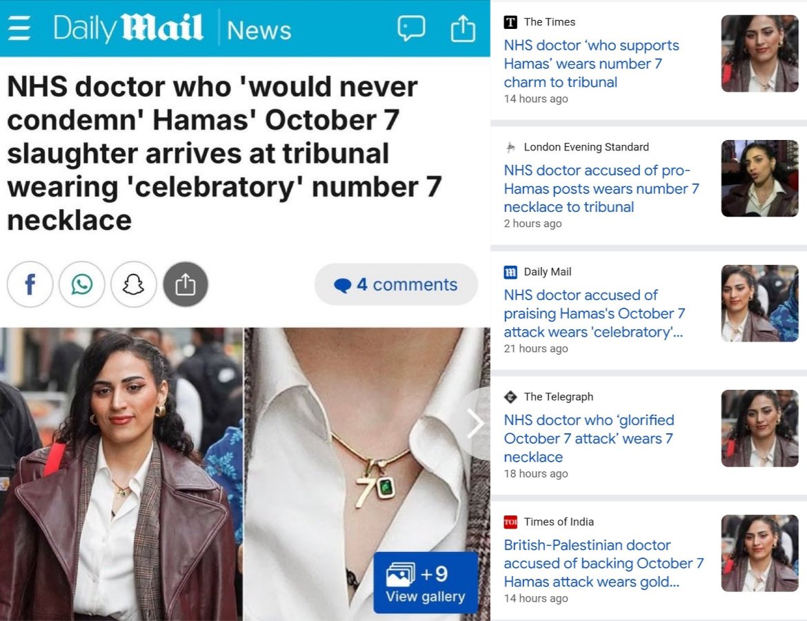 If Britain was sovereign, the headlines would read:

· UK's Legal System Hijacked by 'israeli' Jewish Lobby in Unprecedented Attack on Medical Regulator

· The End of British Justice: Doctor's Case Reveals Seamless Network of Jewish Lobby, Politician, and Regulator Collusion

·