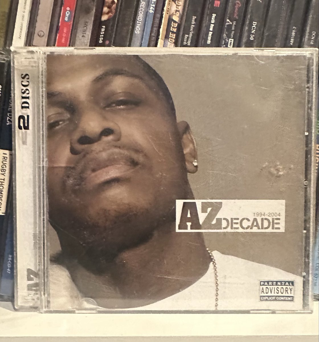 All this AZ talk <a href="/Kil889/">Kil</a> I had pull this jawn out for my drive to work.  AZ Decade 1994-2004 Double CD