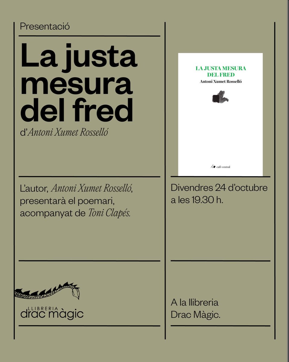 Aquest vespre!

Tot allò
que les paraules destrueixen
i que el silenci
no restaura.