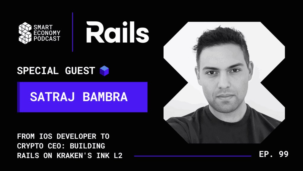 FasilatWum51207's tweet image. New episode alert!
The Smart Economy Podcast Ep. 99 features Satraj Bambra, CEO & Co-founder of Rails, discussing how he went from an iOS developer to a crypto CEO, & how Rails is building on Kraken’s Ink L2.
@Neo_Blockchain
$neo $gas #neo #web3 #crypto 
Let’s unpack the insights