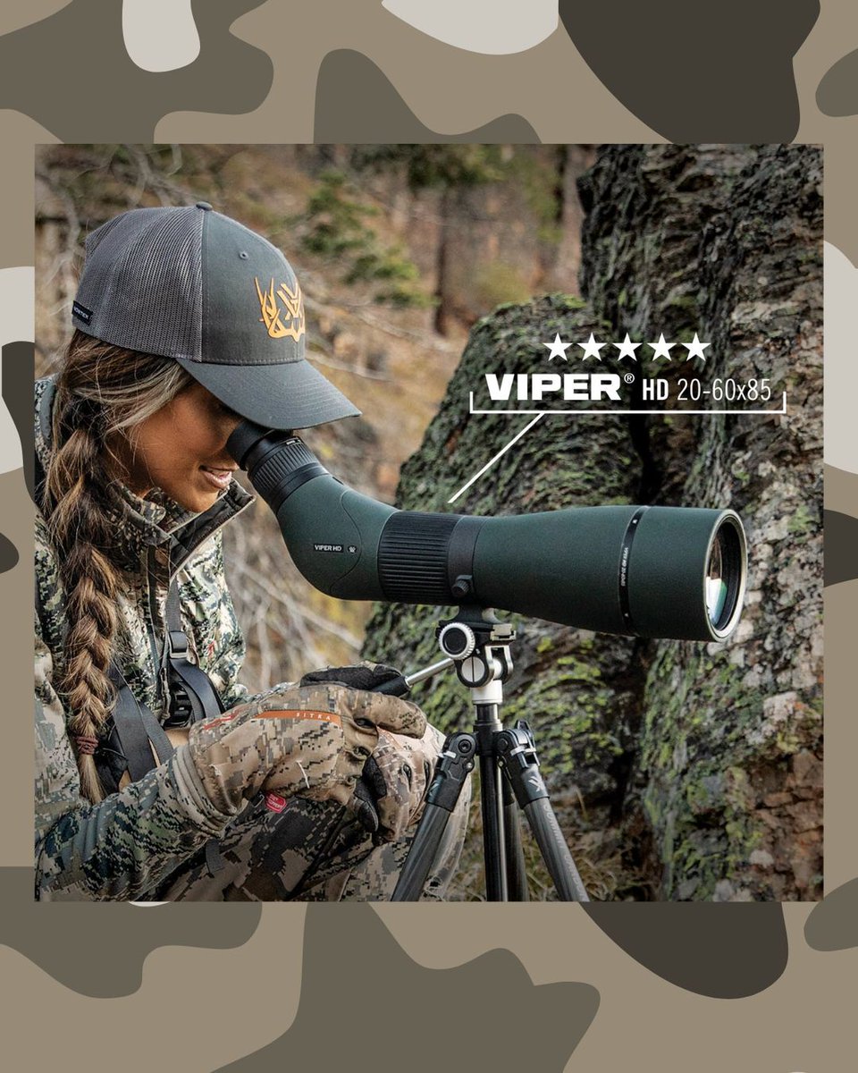optics_force's tweet image. Rain, snow, or sun — the Viper HD never quits. 👊

A tried and true favorite for a reason- see for yourself! Shop the lineup at OpticsForce.com

#OpticsForce #VortexOptics #ViperHD #HuntingGear