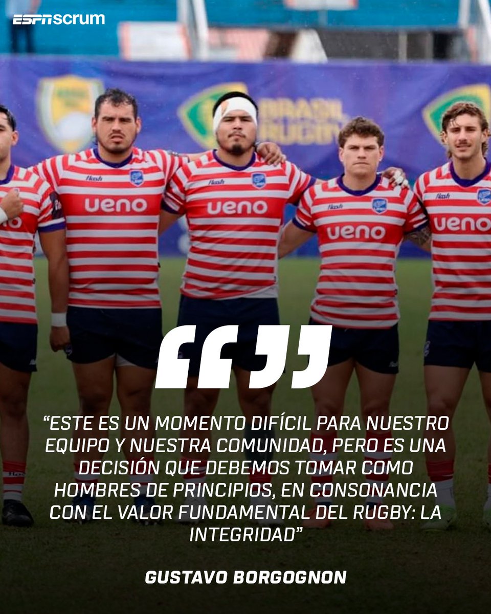 ScrumESPN's tweet image. ❌🇵🇾 Paraguay no jugará el repechaje y será reemplazado por Brasil.

🐊 La Unión de Rugby del Paraguay notó un error y se presentó ante World Rugby para ceder su puesto en el torneo.

#RWC2027 🏆