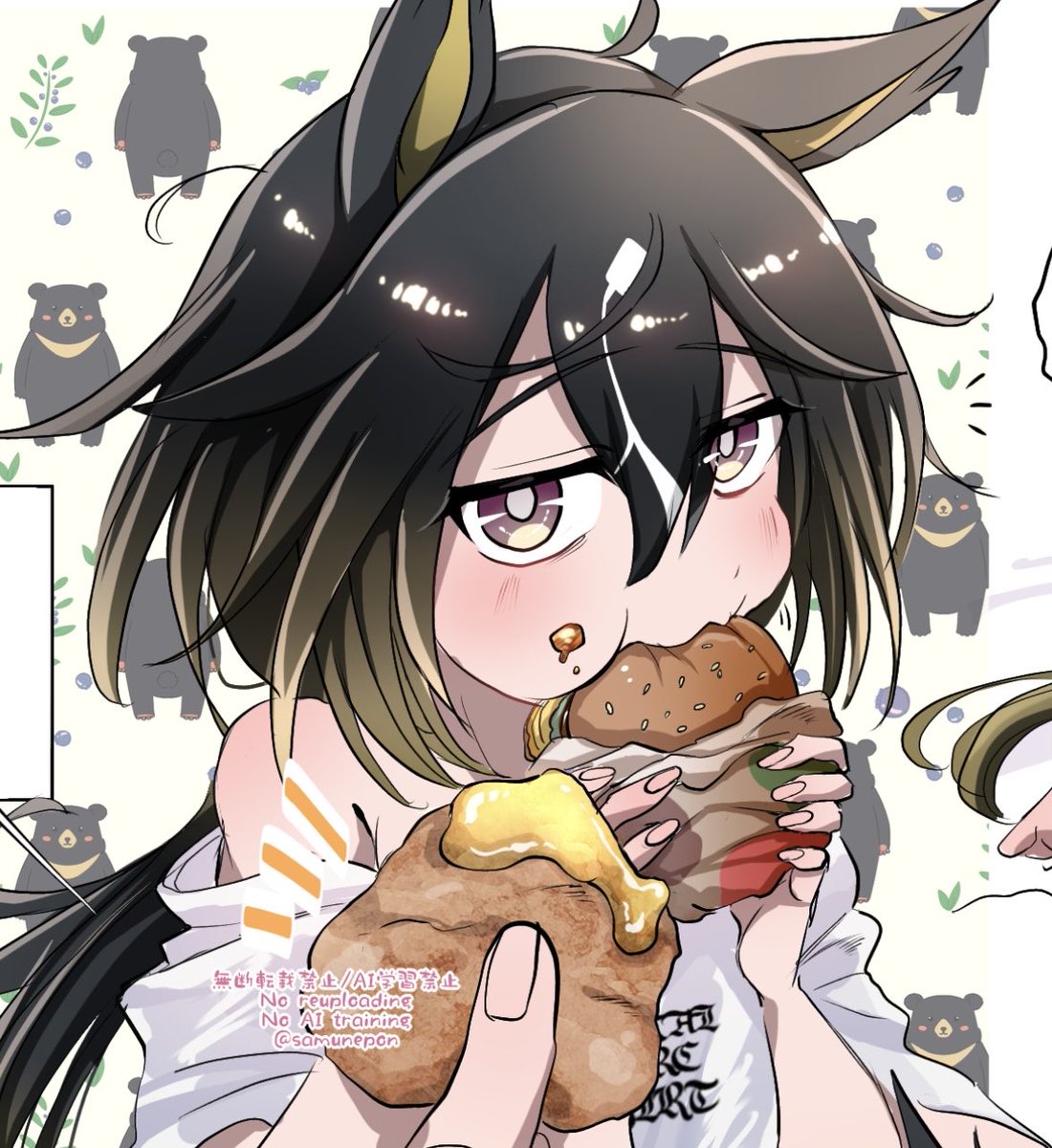 samunepon's tweet image. もぐもぐステゴ…
#顔だけで何リポスト来るか