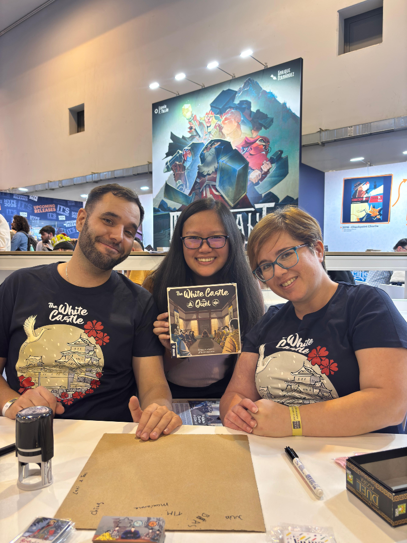 devirgames's tweet photo. We’ve been over the moon with all the love — and all the signings — at #SPIELESSEN! 🔥
Fans got their Devir games signed (and some epic pics too 📸).
Who would you love to meet? 👀
#devirgames #spielessen #boardgames https://t.co/pUzTtRmosw
