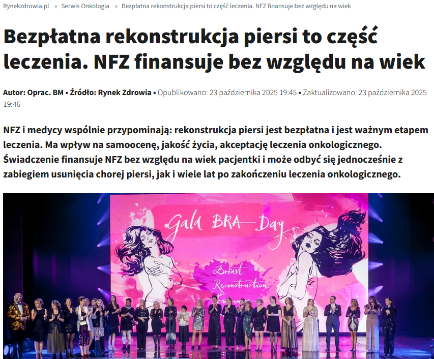 NFZ_Lodz's tweet photo. #Rekonstrukcjapiersi to nie luksus 💎!
To Twoje prawo i ważna część powrotu do zdrowia.
Dziś @NFZ_Lodz wraz z #amazonki i medykami ze szpitali w Łódzkiem świętuje #BRADAY.
Patronem honorowym wydarzenia jest @MZ_GOV_PL.
@NFZ_GOV_PL @NIO_PIB https://t.co/DtSqol65Ls