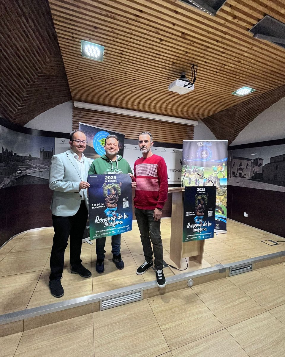📷 ¡Comienza el Mes de la Reserva de la Biosfera Tajo Internacional!
Durante todos los fines de semana de noviembre, disfruta de un programa repleto de actividades GRATUITAS.
📷 Consulta toda la programación en mesdelareservabiosfera.es
y ¡no te pierdas nada!
