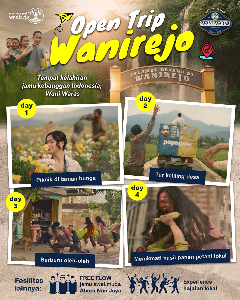 NetflixID's tweet photo. Ini dia rekomendasi liburan yang tempatnya hidden gem banget! Ajak temen-temen kamu buat ikutan! Biaya (dan risiko) ditanggung sendiri y 😛 Sebelum itu, tonton dulu film Abadi Nan Jaya yang udah tayang di Netflix! https://t.co/zk04nDmHpP