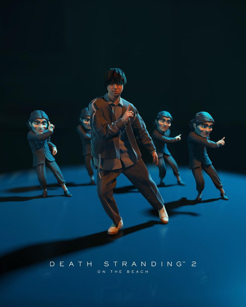 tokuwabon's tweet image. アクスタでやりたかった
このシチュエーション！

#DeathStranding2
#DAICHIMIURA
#DOLLMAN