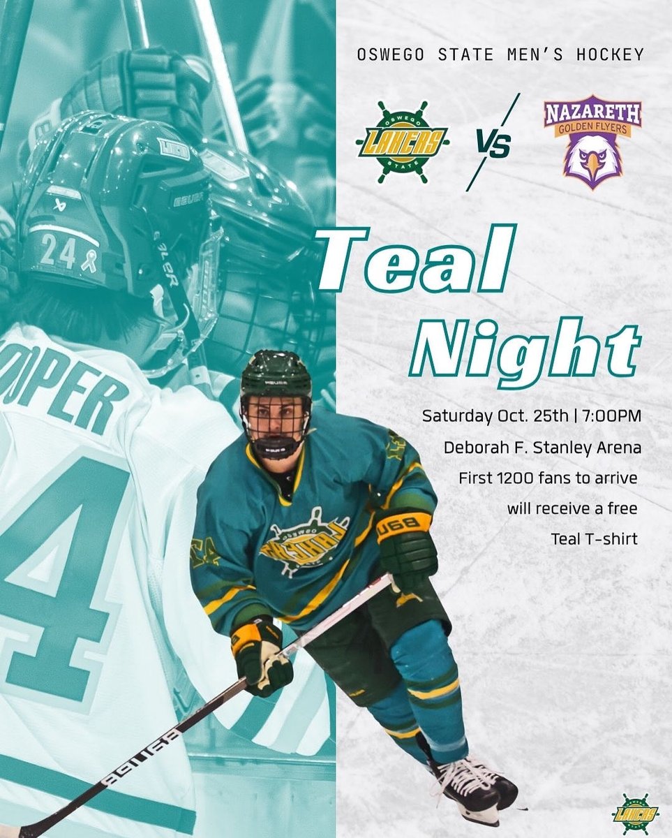 TEAL Night tomorrow! 
Arrive Early! 
1200 Free Teal T Shirts Available!