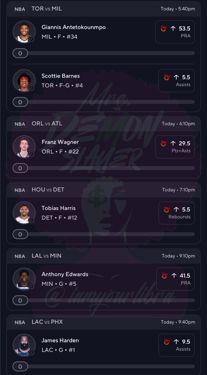 GM and TGIF! ☺️ Freaky Friday 🏀😈 slip. 

Take what ya like! 🤝🏽

🔗: prizepicks.onelink.me/gCQS/shareEntr…
