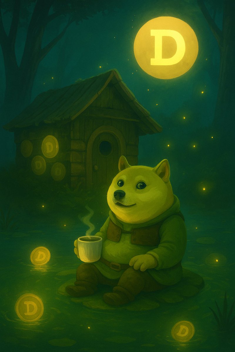 Peace in the chaos 💚☕️
Even Doge needs a break from meme battles only on #Dogechain