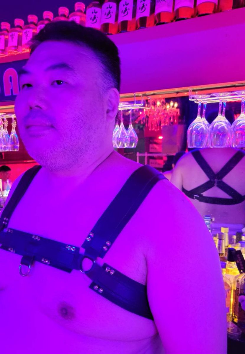 #커스튬 하네스 착용샷