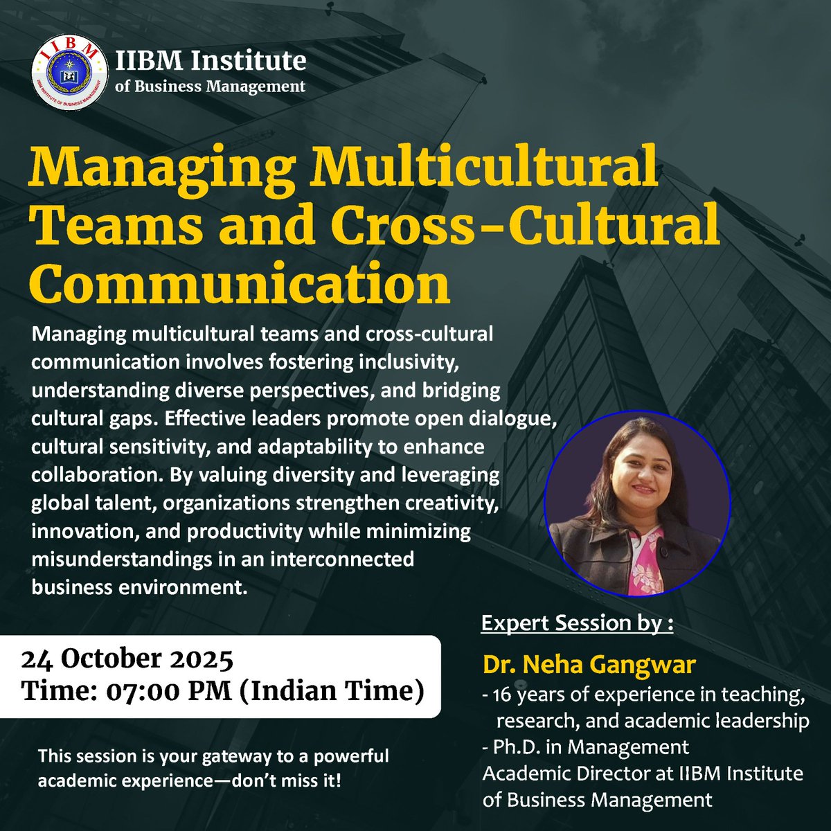 IIBM Institute of Business Management tweet media