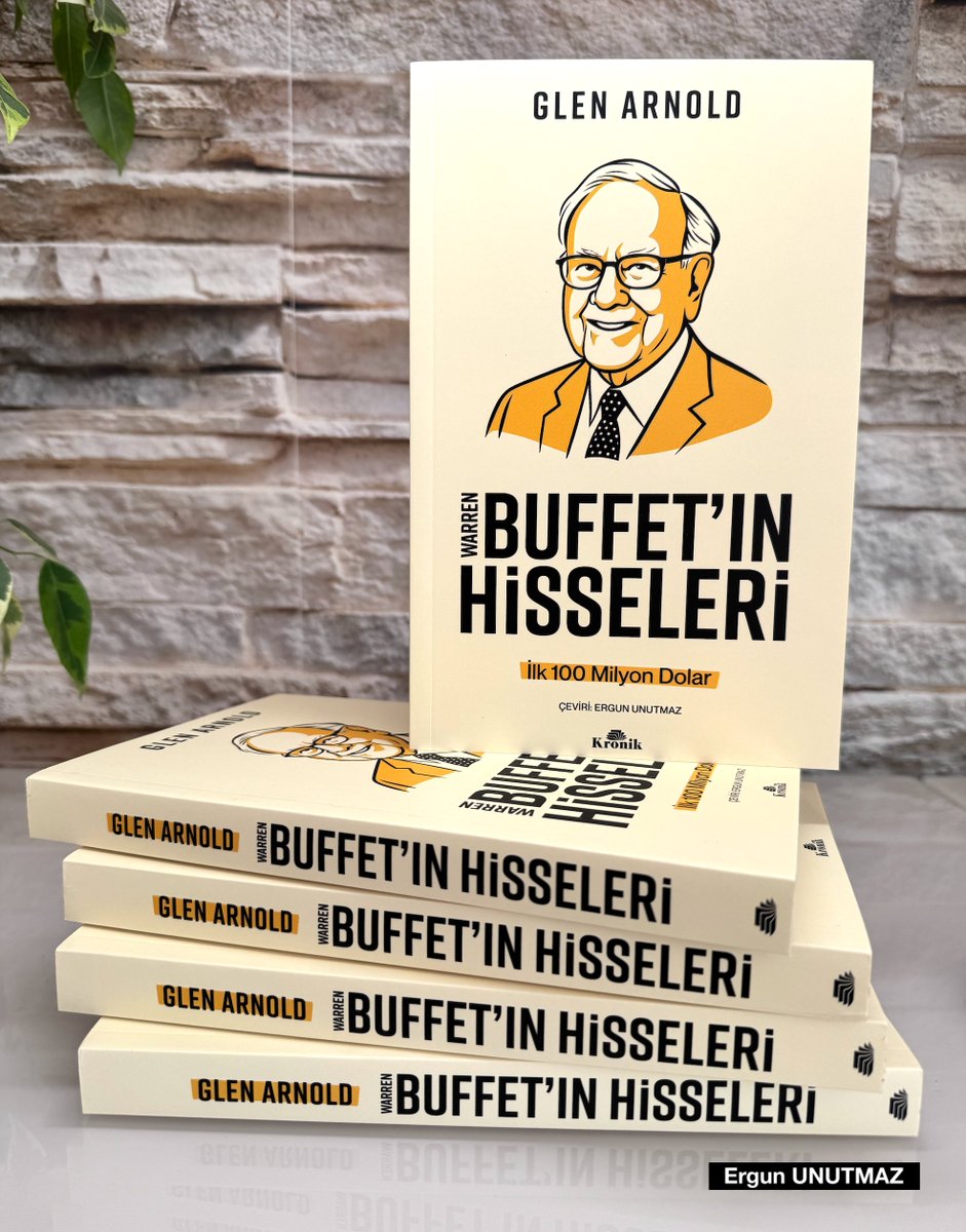 Warren Buffett'ın Hisseleri
İlk 100 Milyon Dolar 💵💰

Çevirisini yaptığım kitap bugün fiziksel olarak da kütüphanemdeki yerini aldı, sevinçliyim.📚📝

Eseri okurlarla buluşturan <a href="/KronikKitap/">Kronik Kitap</a> ve <a href="/oguzsbasar/">Oğuz S. Başar</a> Bey'e teşekkür eder; keyifli okumalar ve kazançlı yatırımlar dilerim.