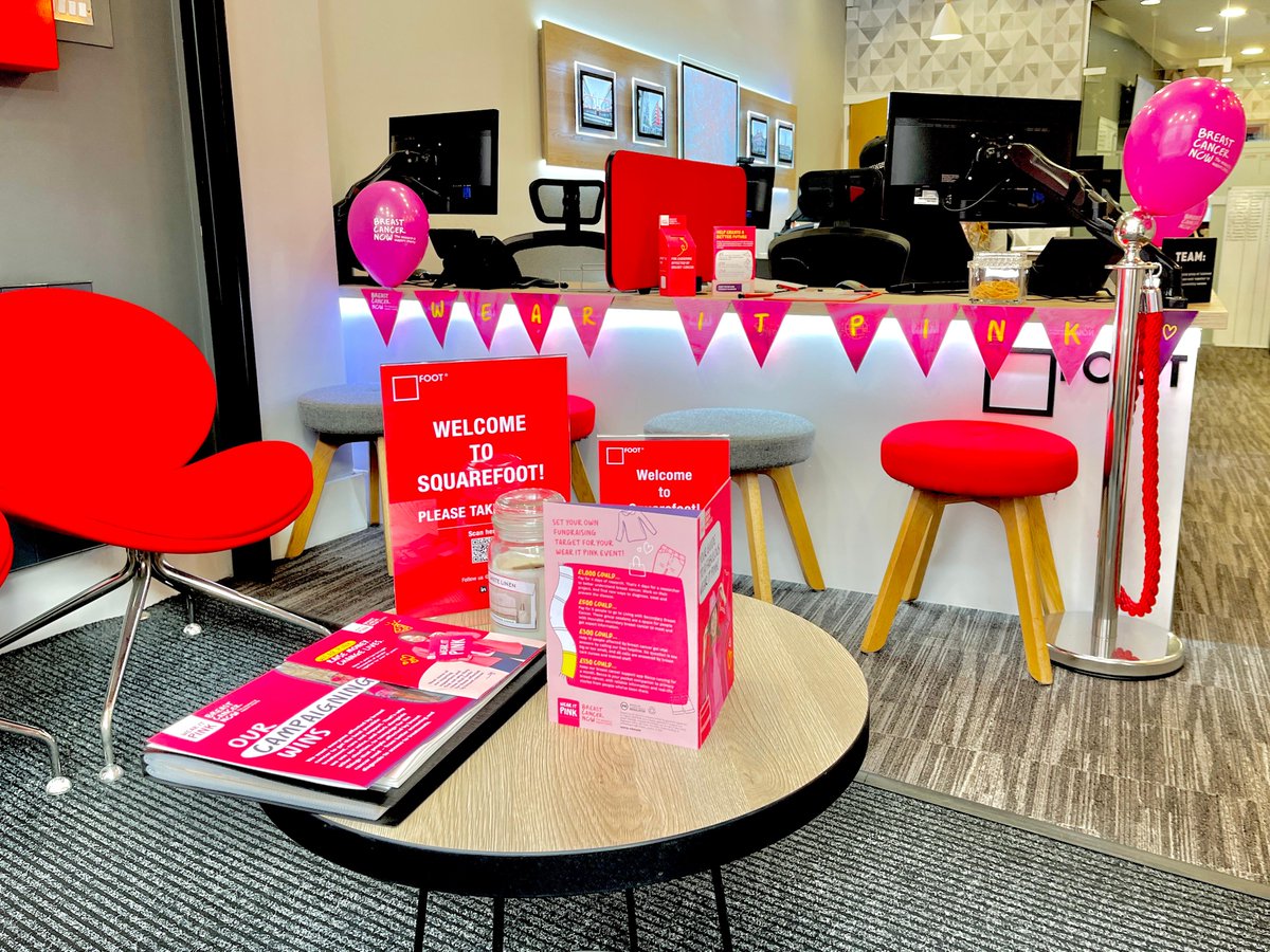 It’s a pink day at Squarefoot! 💗

Our office has turned pink today in support of Breast Cancer Awareness —Breast Cancer Now. We’re proud to take part in raising awareness for such an important cause and to show our solidarity with those affected.

#TeamPink #Squarefoot #Bradford