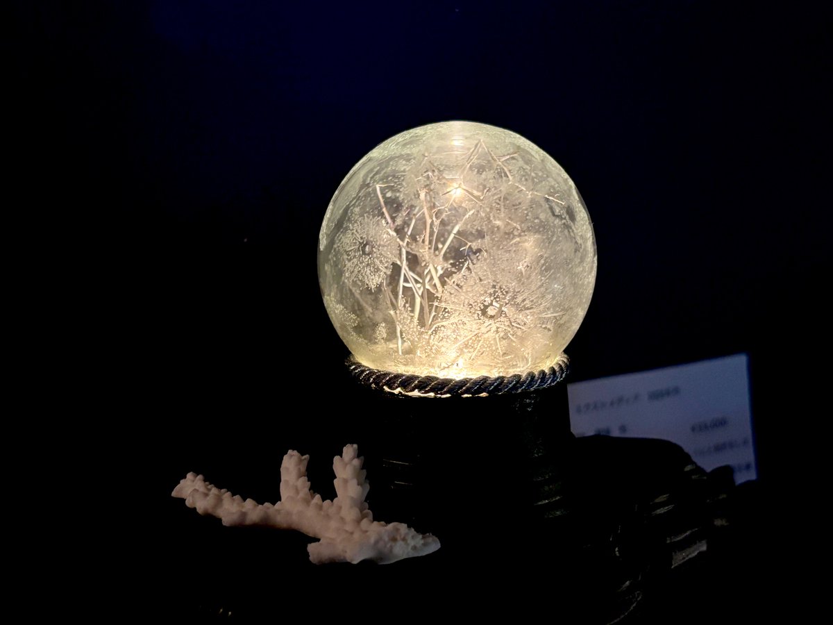 kinopoeさんと未央さんと🌝
#眠れない夜のために
雨花さん<a href="/uka_shimako/">✵雨花✵🕯️🌙</a> の個展へ行きました。
揺れるカーテンに写る映像作品、眠れる香り、発光する作品たち、どれも素敵で、真夜中の月光のような優しい世界でした。
今日は眠れるバスソルトで癒されよう🌙