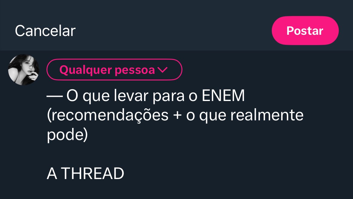 vi que mtos que para mtos de vcs esse será o primeiro ENEM, então pensei em trazer essa! 

#studytwtbr #ENEM