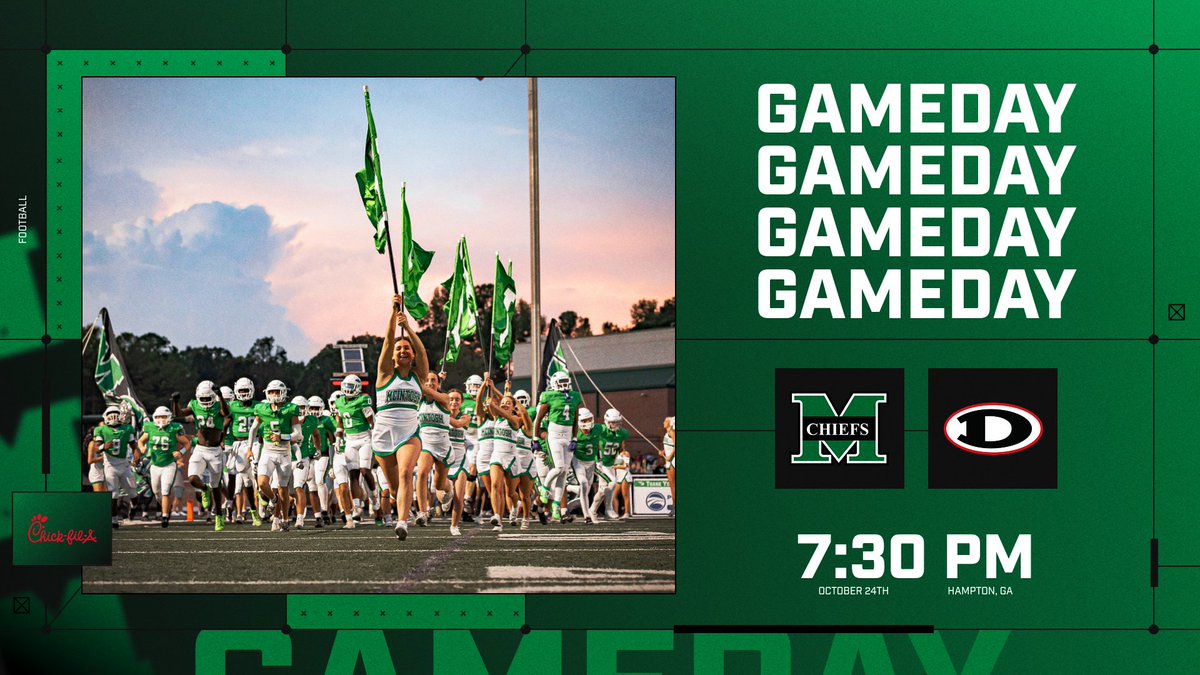 🏈 GAMEDAY ALERT! 🏈
The Chiefs hit the road tonight to take on the Dutchtown Bulldogs in a pivotal region matchup with playoff implications! 🔥
Come pack the stands and show your support — kickoff is 7:30 PM at Dutchtown! Bring the energy! 💪❤️💛