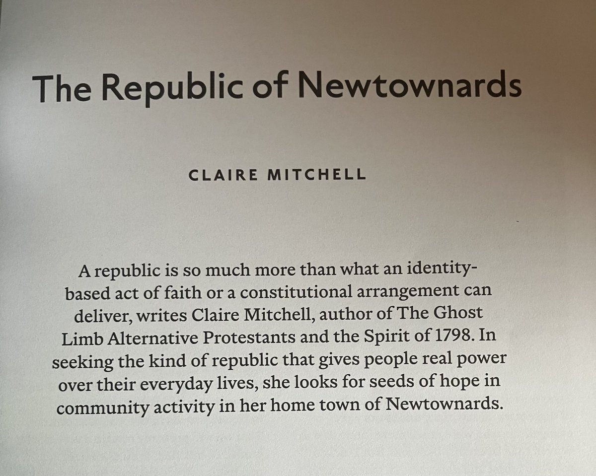 Essential reading from <a href="/ClaireMitchell2/">Claire Mitchell</a> in the inaugural edition of <a href="/AnCloganMag/">An Clogán</a>