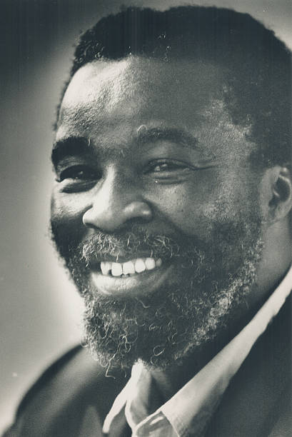Thabo Mbeki photographed by Andrew Stawicki, c 1980s.