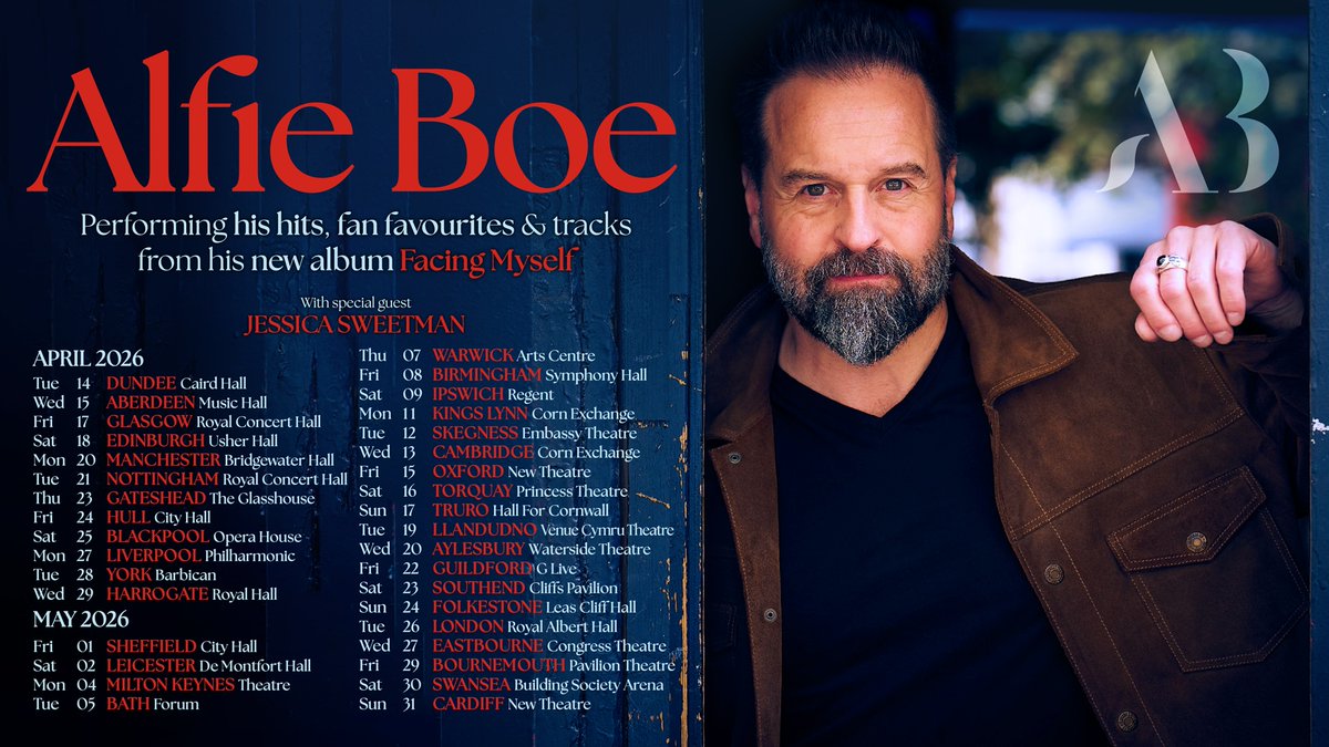 “You have to fight back tears to produce the music.”
<a href="/AlfieBoe/">Alfie Boe OBE</a> on #FacingMyself album &amp; 2026 tour which plays Nottingham Royal Concert Hall April  21.
Tickets trib.al/9MwaCpI
Podcast &amp; story via <a href="/SheffieldStar/">The Star, Sheffield</a> 👉 trib.al/AwlJNww
<a href="/RoyalNottingham/">TRCH</a> <a href="/SJMConcerts/">SJM Concerts</a> #ad