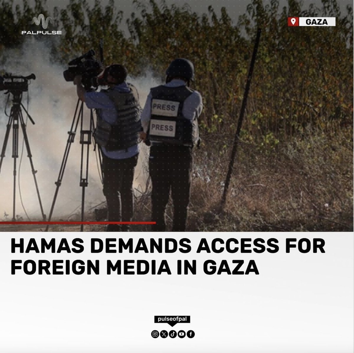 Hamas wants international media to bear witness, investigate, and report.  

Israel does not and refuses to allow any international journalist into Gaza, while actively targeting and murdering local Palestinian journalists. 

Is it really that hard to discern who's lying and