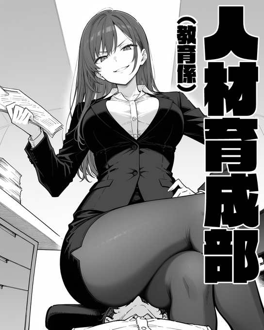 うちの部署の教育方法はちょっと違う

#おっきなお姉さん 