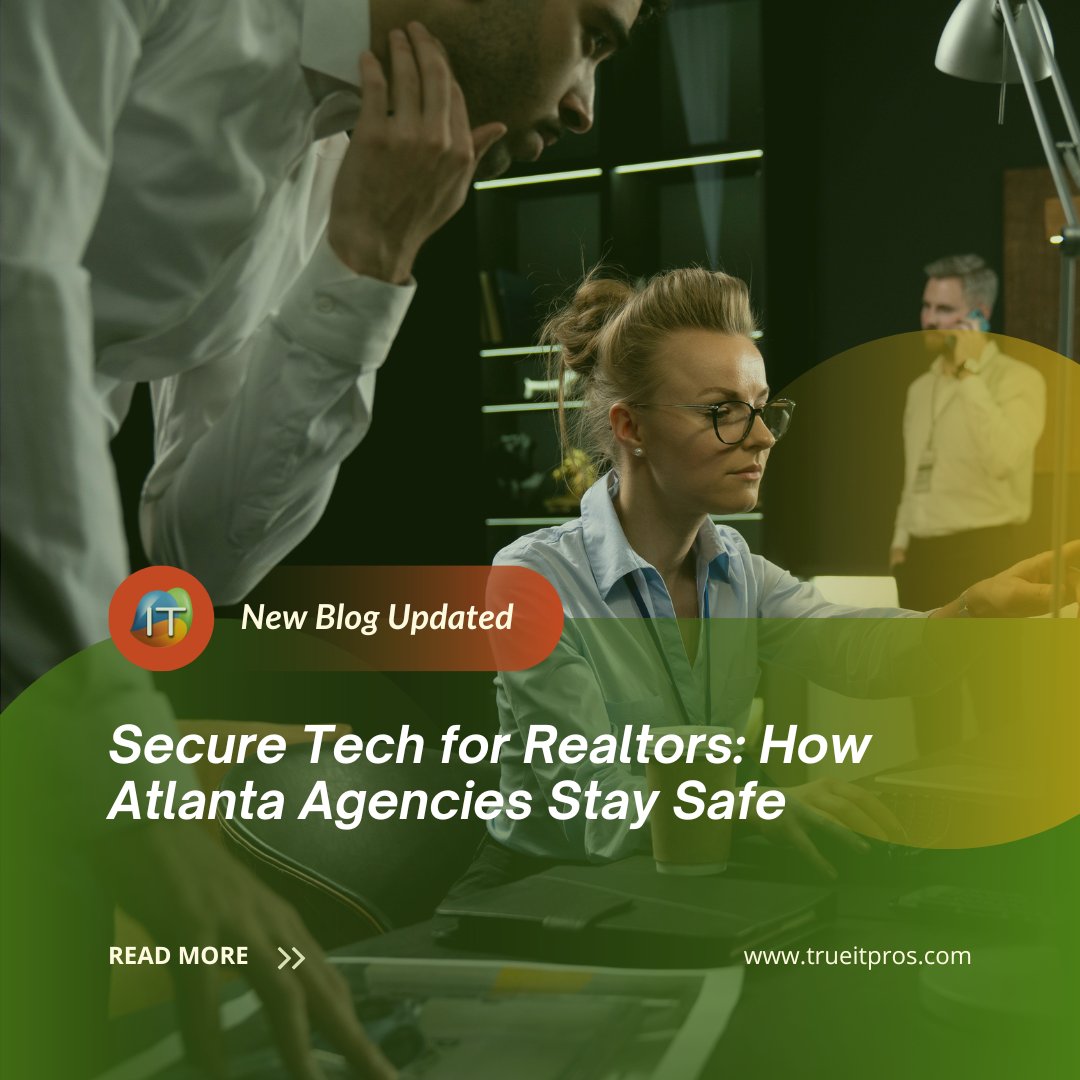 trueITpros's tweet image. Atlanta’s real estate firms are embracing 3D tours, mobile signing &amp;amp; smart lockboxes — but are they secure? 🏠🔒
Learn how to protect client data &amp;amp; stay compliant: trueitpros.com/blog
#Cybersecurity #RealEstateTech #AtlantaBusiness