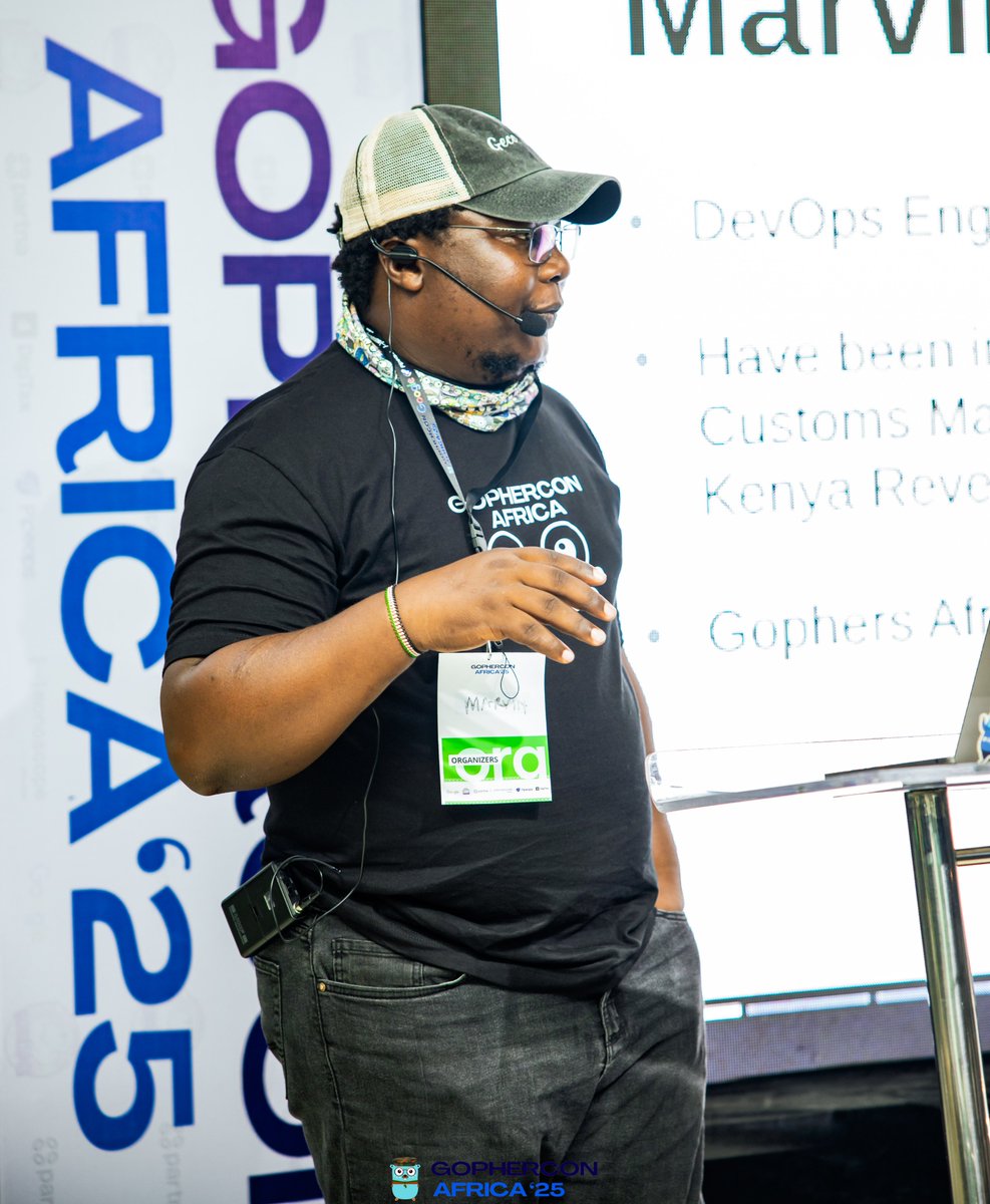 gophers_africa's tweet image. The #GopherConAfrica keynote is live! 🎙️
@marvin_hosea takes the stage to explore “The State of Go in Africa.”
Excited to hear insights on how the Go ecosystem is growing across the continent — from community to production! 🌍💙 #GoLang #Gophers #GopherConAfrica2025 #gca25