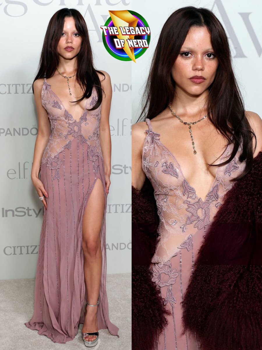 thelegacyofnerd's tweet image. Wednesday actress at the InStyle Imagemaker Awards 2025