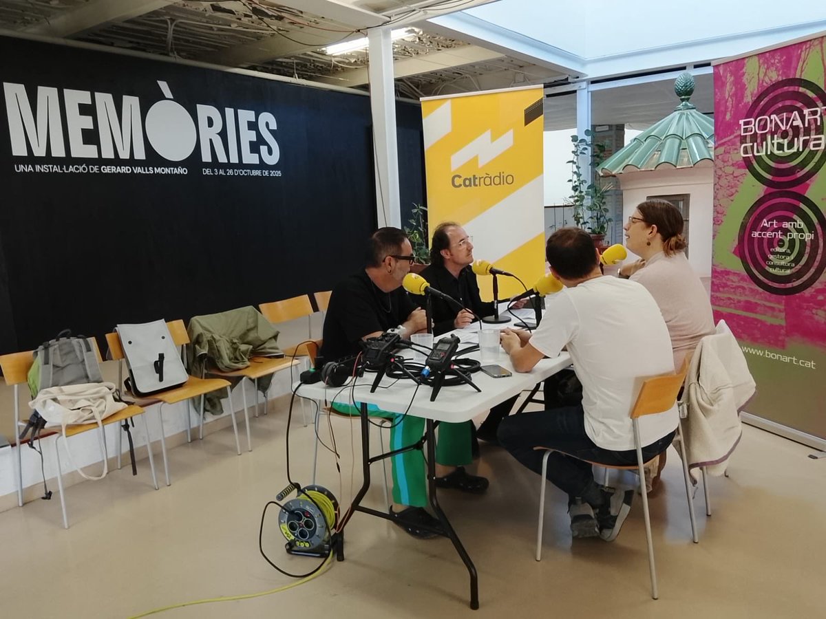 Avui a #MèdolTGN acollim la gravació d'un nou capítol del pòdcast de <a href="/CatalunyaRadio/">Catalunya Ràdio</a> "INCLASSIFICABLES" que dona veu a l'art contemporani. 

🔸 En aquest capítol hi participa el director de Mèdol, <a href="/vfibla/">vicent fibla</a>, i l'artista <a href="/ortesia_online/">Ortésia Cabrera-Espuny</a>. Amb <a href="/RicardPlanasC/">Ricard Planas Camps</a> i <a href="/Escamilla_David/">David Escamilla Imparato</a>.