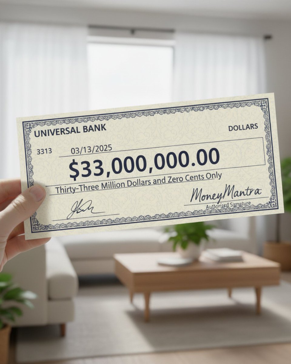 $33 Million check is manifesting in your life. 

Drop "333" to claim it!!!