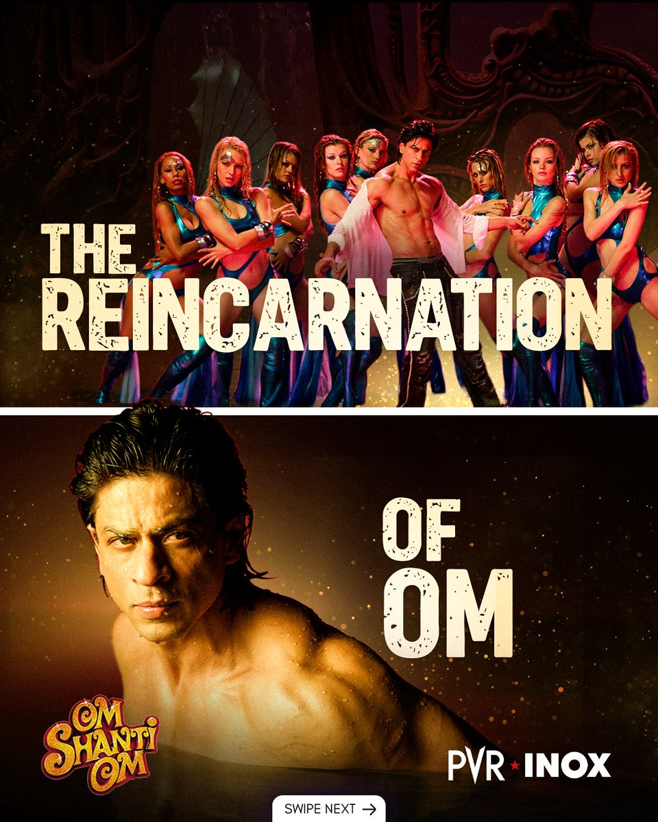 _PVRCinemas's tweet image. The King is back where he belongs — on the BIG screen! 👑 🙌🏻
Relive these timeless classics at the Shah Rukh Khan Film Festival starting Oct 31, only at PVR INOX! 💫
Don’t forget to mention your favourite SRK character in the comments! ❤️
.
.
.
#SRK #ShahRukhKhan…