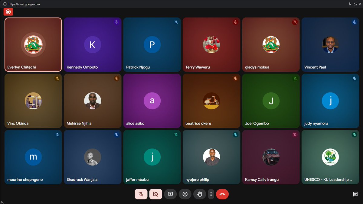 Policymakers, Heads of Institutions, Teacher and TVET Educators involved in the LEAD-ESD Project from Kenya and Uganda gathered to showcase their progress on the online course (lms.leadesd.org) and the changes they plan to implement in their organisations/institutions.