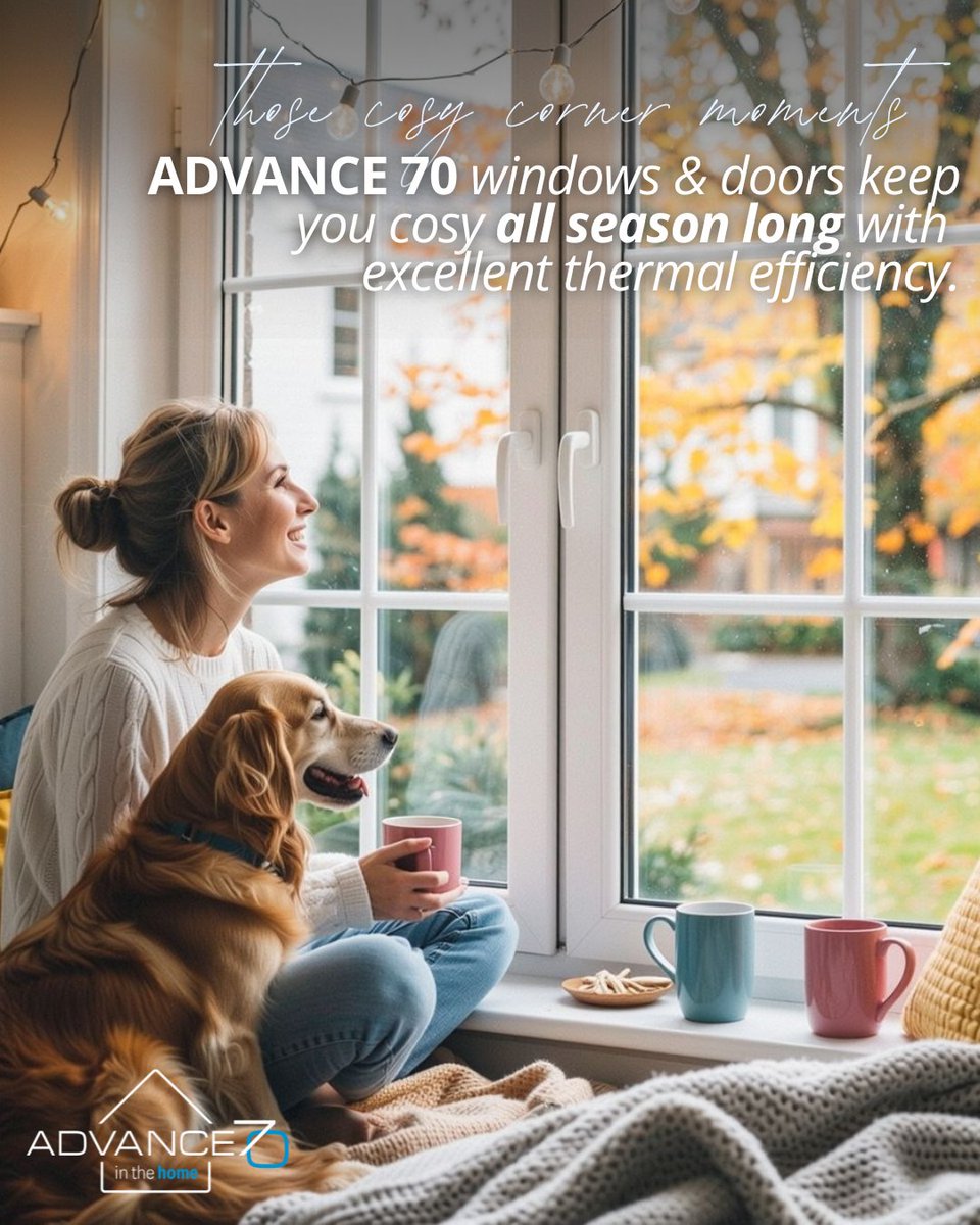 ADVANCE 70 windows and doors keep the warmth inside and the autumn chill out, making every corner of your home snug. ❄️ 

Plus, they can help you save on your energy bills!  

Find your local installer advance70.co.uk

#ADVANCE70