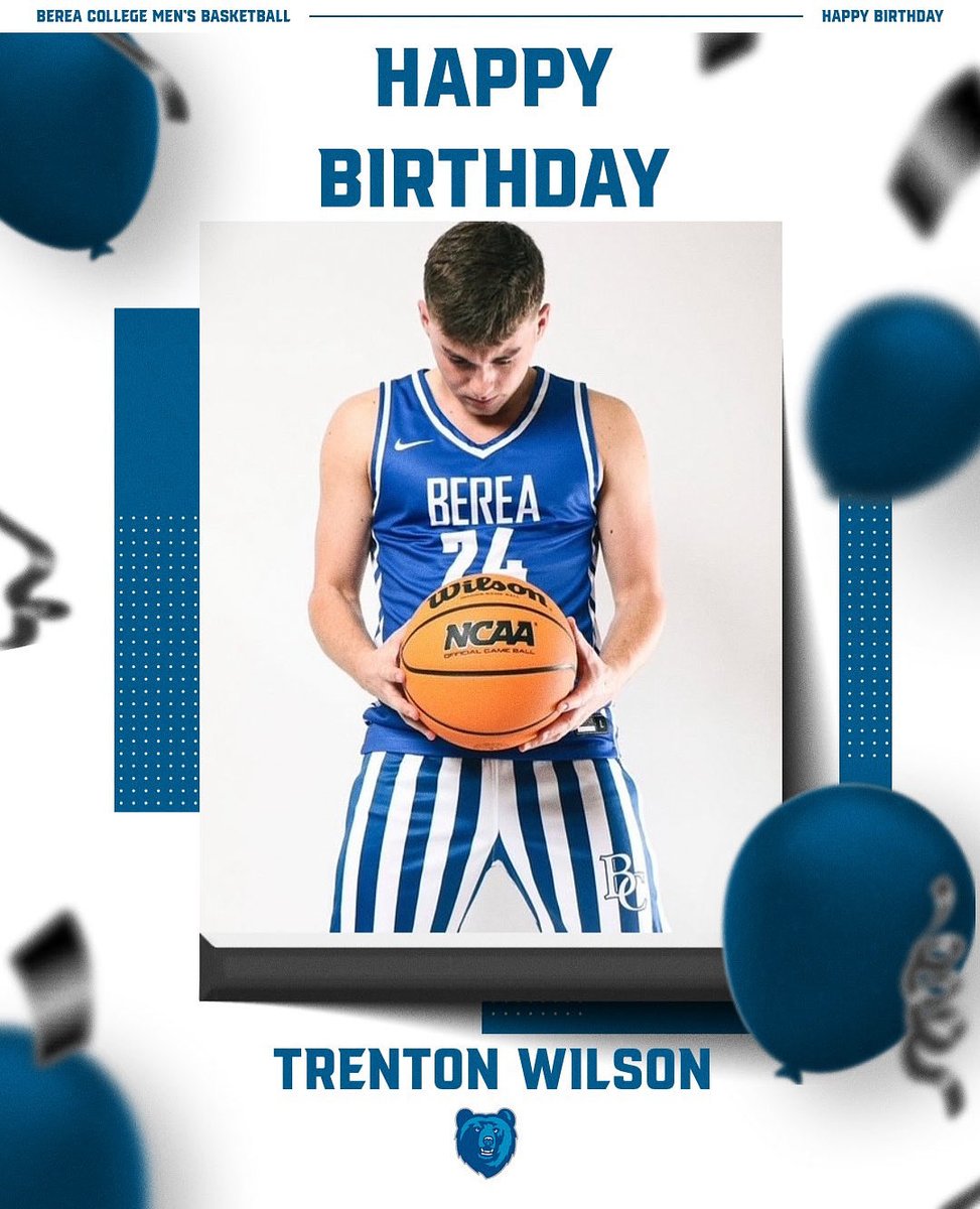 🎉 Happy Birthday to Trent Wilson!

A leader in every sense — from giving campus tours, to the classroom, to the weight room, to making it rain on the court — he gets it done in all areas of life 💪💙🏀

Hope your 21st is your best year yet!