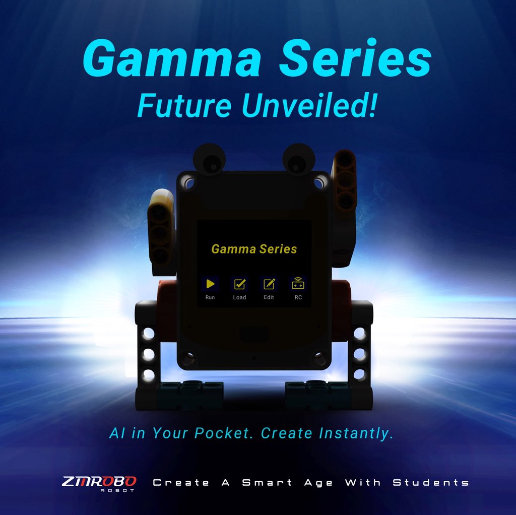 zmrobot's tweet image. NEW release! Innovation Storm, Gamma Series, All-in-One AI!
Wisdom coding in future!
More informations show in 86th China Educational Equipment Exhibition in Qingdao,Shandong provice.
ZMROBO Booth No.: N5021, from 24th to 26th, October,2025. #AI #Education #Robot #ZMROBO #Coding