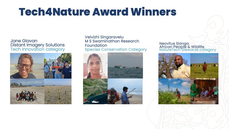 mssrf's tweet image. Dr. Velvizhi S. (Area Director,  Coastal and Marine Resources Programme, MSSRF) receiving the @HUAWEI_TECH4ALL #Tech4Nature Award at the @IUCN World Conservation Congress in 📍 Abu Dhabi on 13th October—a moment that reflects the collective effort of communities, partners, and…