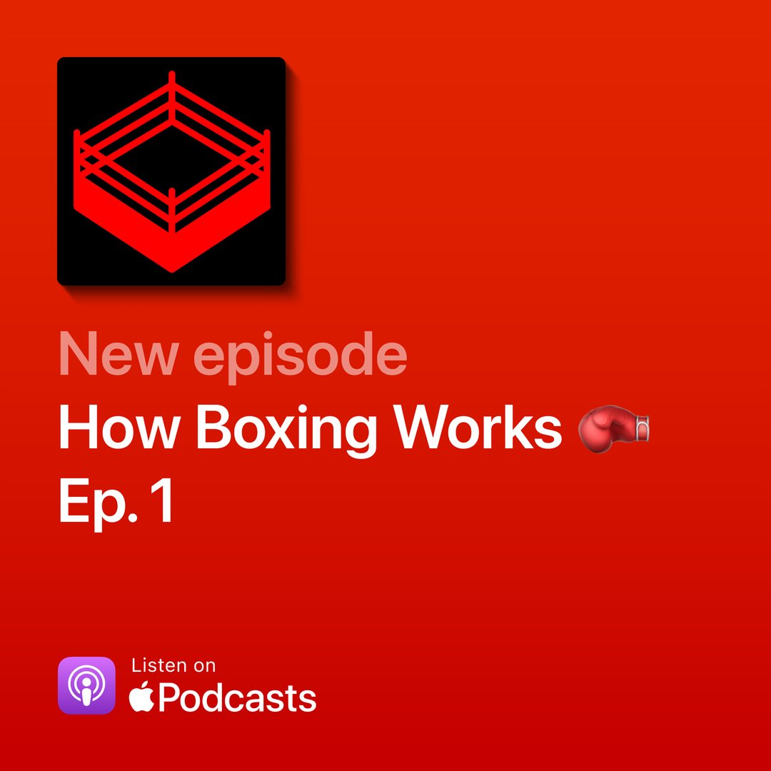 How Boxing Works🥊 (@howboxingworkss) on Twitter photo I’m proud to announce my new partnership with <a href="/Apple/">Apple</a> you can listen to my new podcast 
How Boxing Works🥊 now on <a href="/ApplePodcasts/">Apple Podcasts</a> !
apple.co/42YmMP7 I’m proud to announce my new partnership with <a href="/Apple/">Apple</a> you can listen to my new podcast 
How Boxing Works🥊 now on <a href="/ApplePodcasts/">Apple Podcasts</a> !
apple.co/42YmMP7