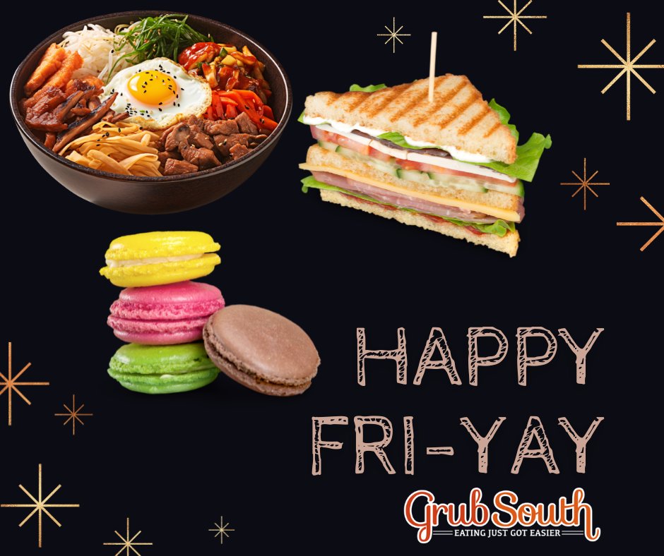Friday is more like FRI-YAY! Get your work finished then head home and order yourself some pizza and, if you're in Huntsville, a glass of your favorite adult juice! 

grubsouth.com