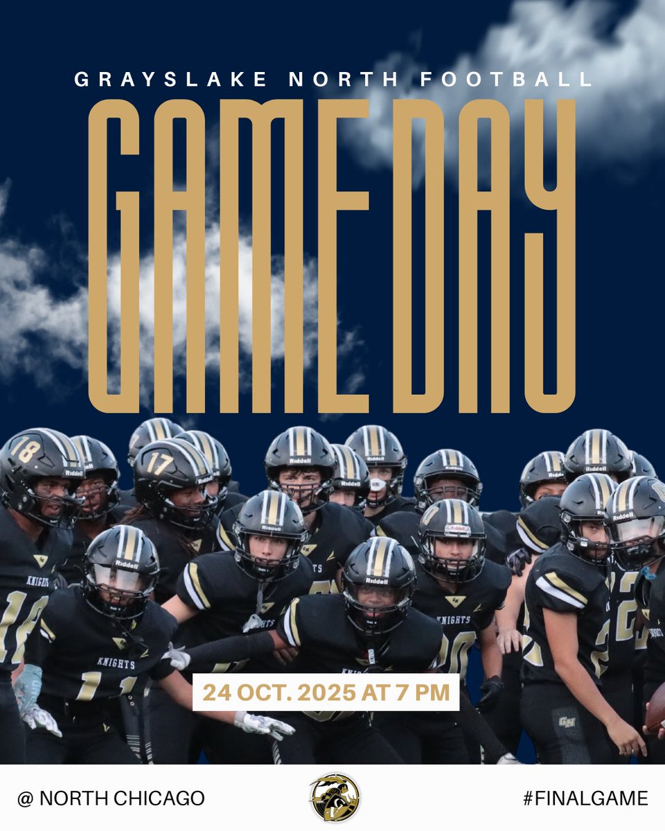 GNHSAthletics's tweet image. Good luck, Football! #GoKnights #FinalGame
