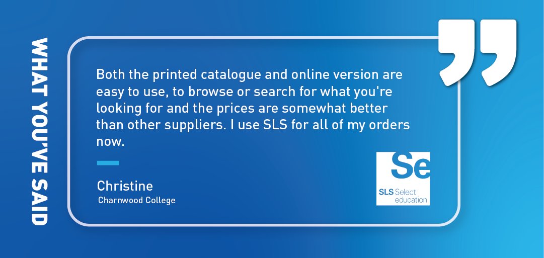 SLSSelectEd's tweet image. Thank you to @CharnwoodColl for the fantastic feedback! 💙

Need a hand? Our Territory Sales Managers are ready to offer personalised advice to support your school’s science needs. 🏫🧪

Get in touch today:
🌐 ow.ly/Nphb50Xb4Xc

#Testimonial #CustomerFeedback