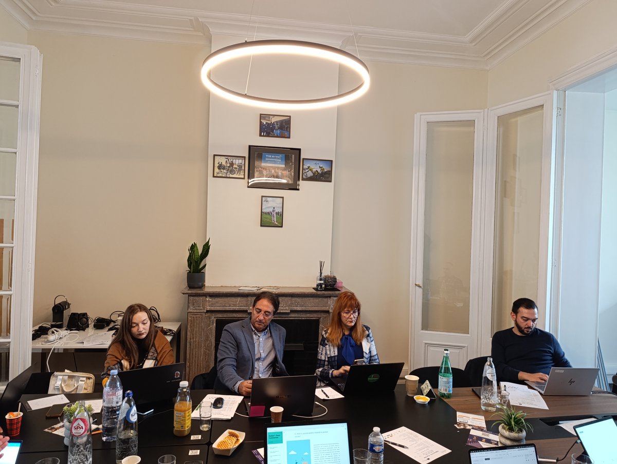 Great collaboration at the DigiGreeNPost meeting hosted by EVBB in Brussels! Discussions on final deliverables, external evaluations &amp; project sustainability set the stage for a greener, smarter postal sector in EU 🇪🇺 #GreenTech #PostalInnovation