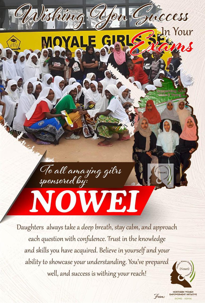 To all the amazing girls sponsored by NOWEI,we’re so proud of how far you’ve come.
As you sit for your exams, remember that your hard work, courage, and determination will shine through. Believe in yourselves, stay calm, and give it your best. Success is already on your way.