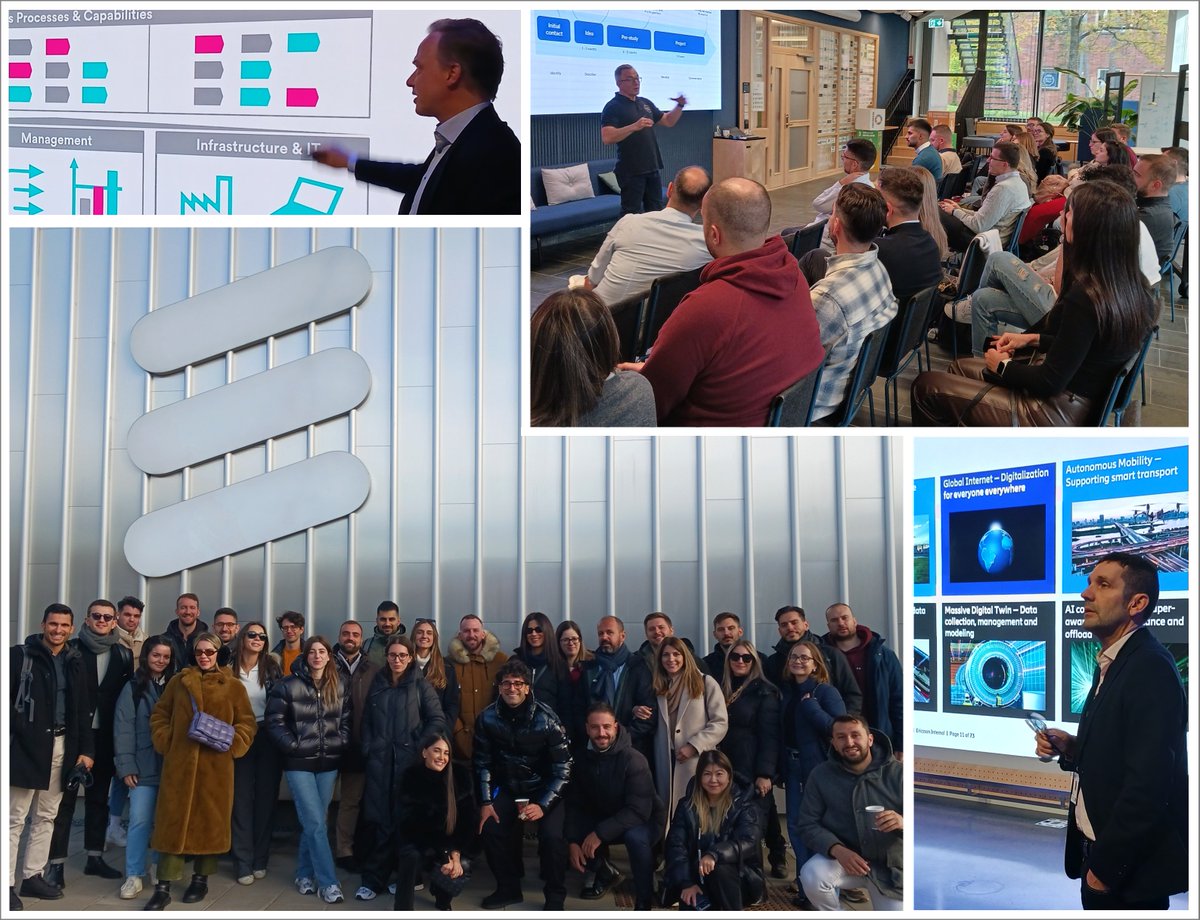 🌍 i-MBA Study Trip to Stockholm, October 2025. 
Visit to Ericsson and KTH Innovation.