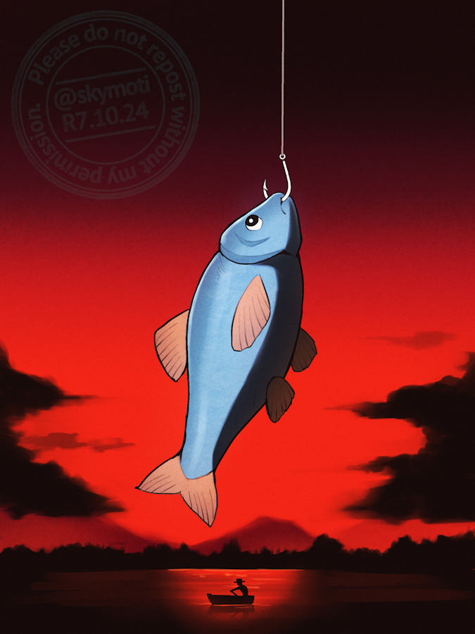 Day 24: Mental Health &amp; Fishing
#RustyLake #laketober2025