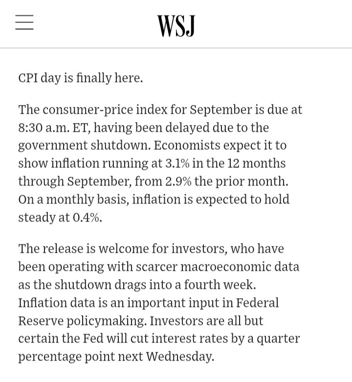 therealfxguy's tweet photo. CPI NEWS TODAY !

What's prediction ? https://t.co/BMb1G97Bi0