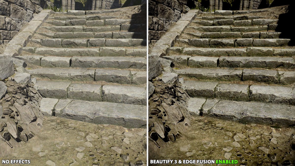 kronnect's tweet image. Beautify and Edge Fusion unite to transform your images with stunning clarity and vibrant polish
#unity3d #gamedev #postprocessing