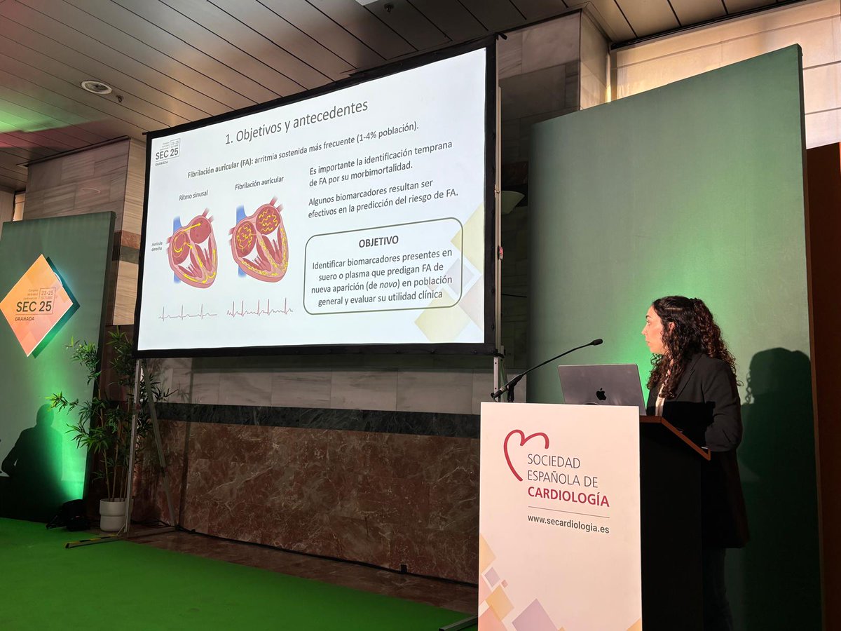Muy orgullosos de la amplia representación de nuestro grupo en #SEC25.
El Dr. Francisco Marín, <a href="/MariAsuncardio/">Mari Asun Esteve Pastor</a>, <a href="/JosemyRivera/">José Miguel Rivera</a> y Pilar Ramos compartiendo conocimiento y experiencia.
#Trombosis #Cardiología #Investigación <a href="/secardiologia/">Soc Esp Cardiología</a>