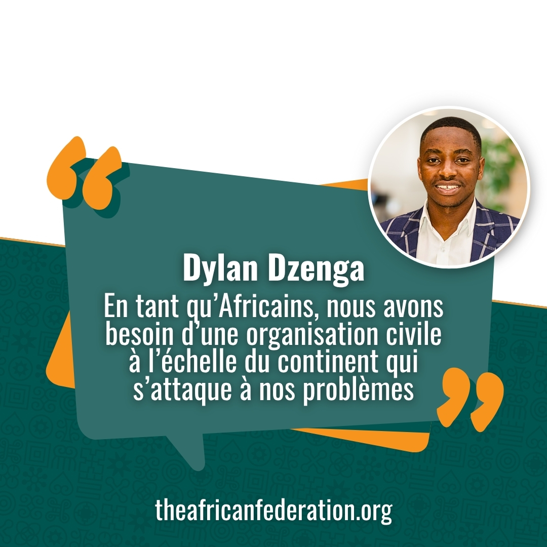 Dylan du #Zimbabwe nous rappelle qu’aucune nation seule ne peut résoudre les défis de l’#Afrique. Nous avons besoin d’une organisation civile à l’échelle du continent, enracinée dans l’unité et l’#Ubuntu – une organisation qui parle avec la voix de l’Afrique et pour son peuple.